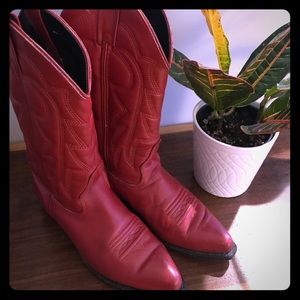 Vintage leather boots